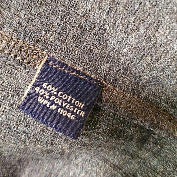 Men's long sleeved,  zip neck, collared shirt - Picture 5 of 5